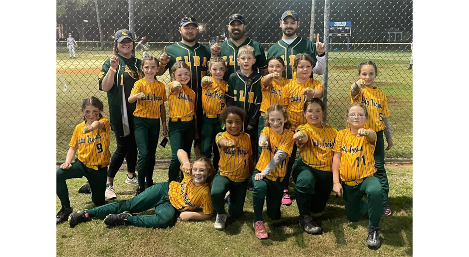 8U Softball Lakeview Vikings Tourney Champs!